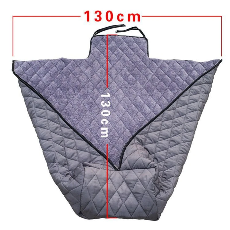 Wheelchair Travel Warm Blanket Elderly Leg Protection Warm Blanket Winter Cold Proof Plush Lined Windproof Quilt Velvet Cover