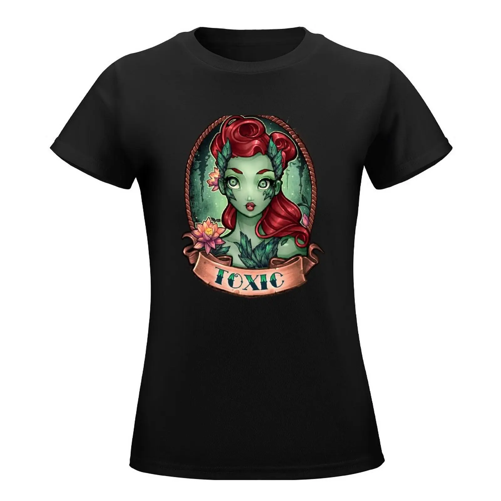 TOXIC Pinup T-Shirt cute clothes hippie clothes plus size tops t shirts for Women graphic