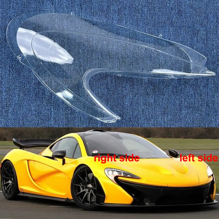 For Mclaren P1 Headlamp Cover Shade Headlight Transparent Lens Lamp Shell Masks Plexiglass Replace Original Lampshade