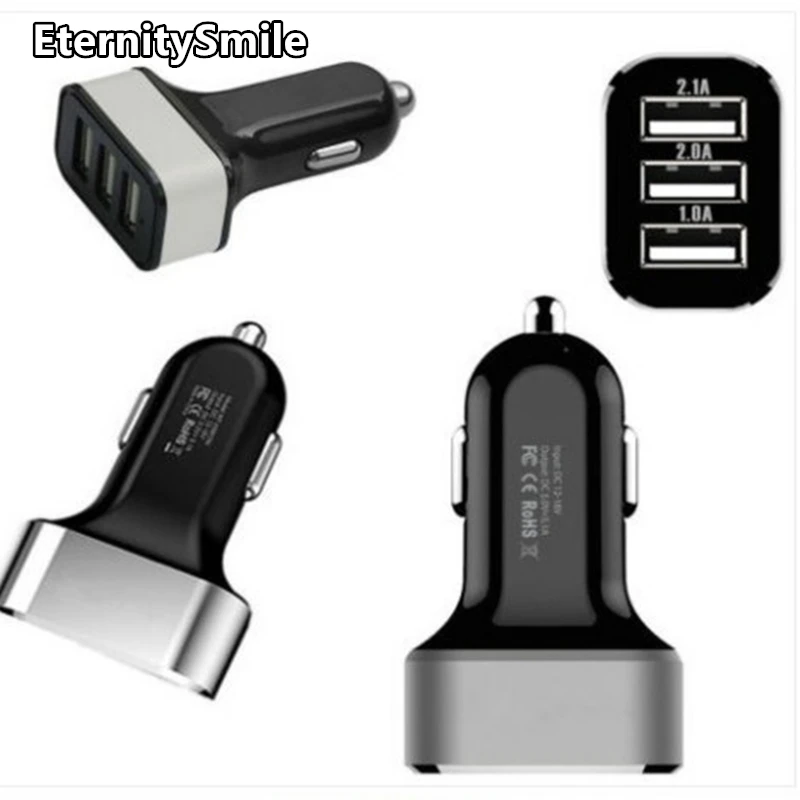 

Quick Charge Multi Usb Data Charging magnetic Cable 6.6A 3 Usb Ports Car Charger For Mobile Phone
