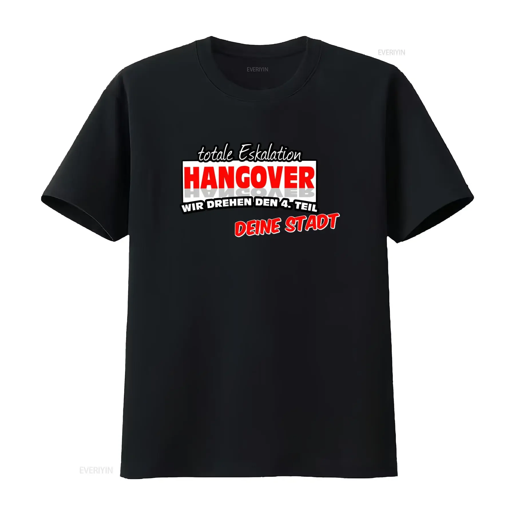 Jga Hangover Totale Eskalation Wir Drehen Den 4 Teil Junggesellenabschied T Shirt Männer vintage Washed Unisex Slightly