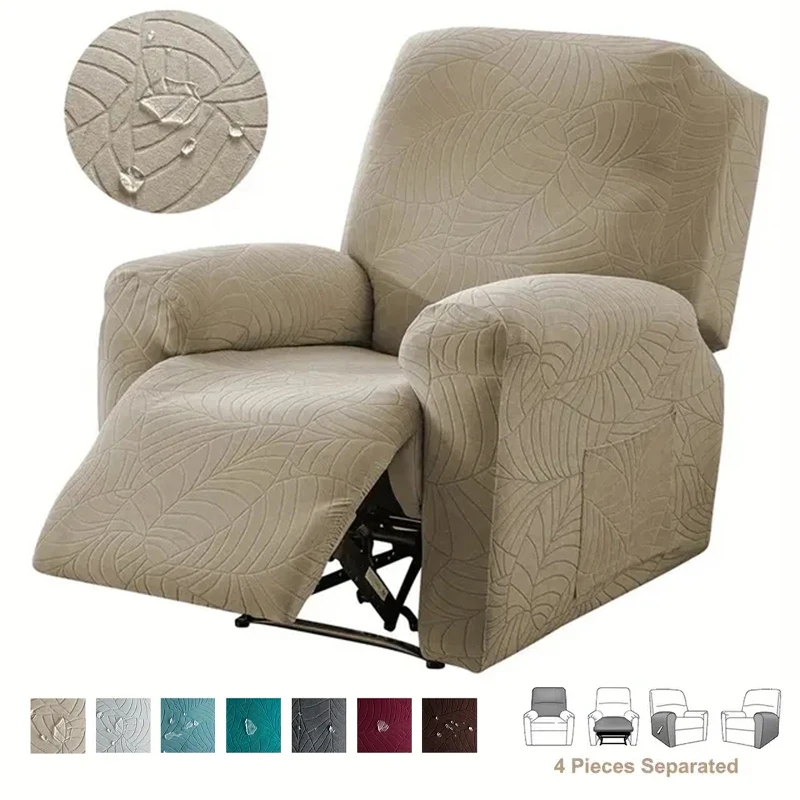 Waterproof Recliner Sofa Cover Lounger Single Seater Couch Sofa Slipcover Relax Stretch Elastic Armchair Non-slip Cover