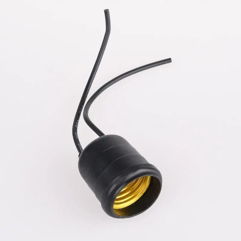 E27 Waterproof Light Socket Heat Resistant Insulated Wires Weatherproof Shell for Outdoor Yard Christmas Lighting Setup