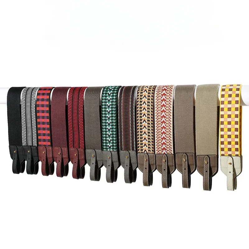 Togo Cow Leather Straps Bag Strap for Hermes Herbag Shoulder Strap Modified Replacement Picotin Evelyn Bag Accessories