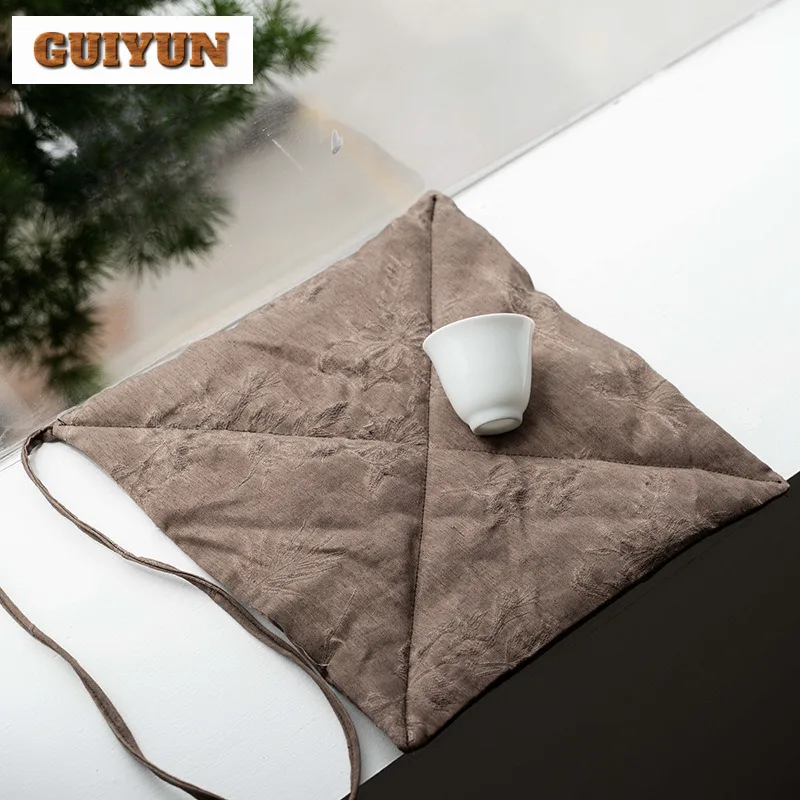 Retro Thick Wrapping Cloth Tea Cozies Zen Te Tikonf Hoppocket Tea Cozy for Teapot Hand Bag Travel Tea Set Bag Teaware Supplies