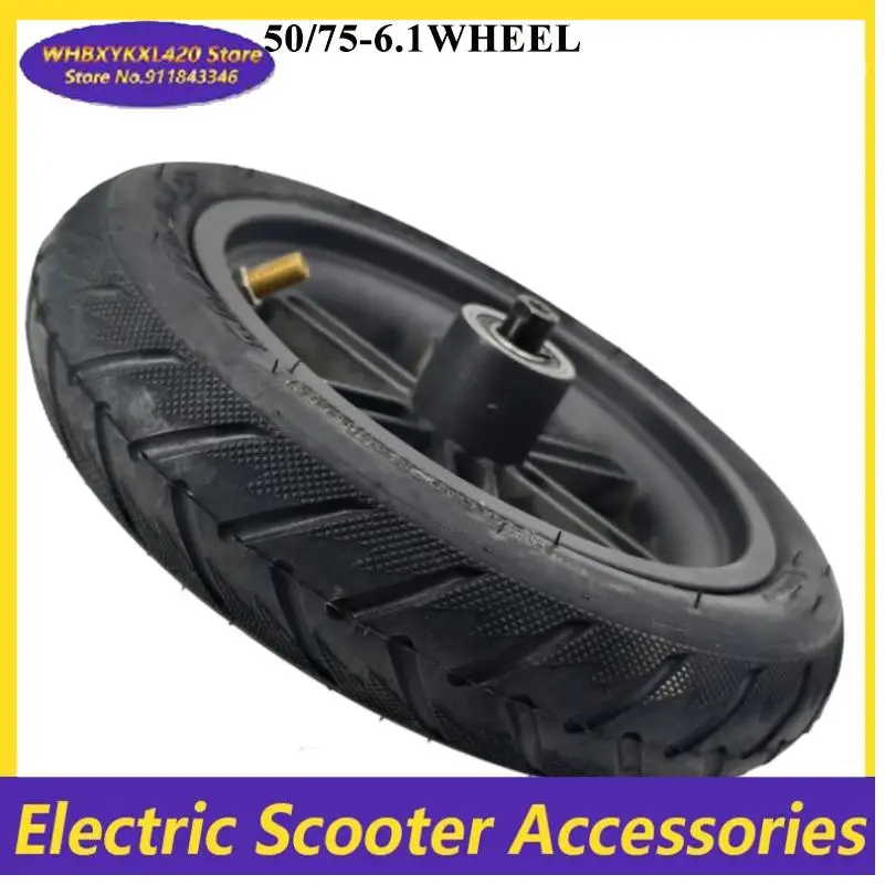 

50/75-6.1 Inner and Outer Tire Belts 6-Hole Disc Brake Wheel Hub Suitable for Electric Scooter Tire Replacement Parts