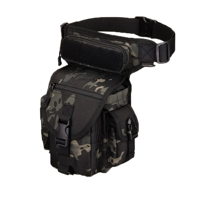 

Поясная сумка в стиле милитари — тактическая сумка для ног для занятий спортом на открытом воздухе, велоспортом и пешим туризмом, многофункциональная сумка для хранения