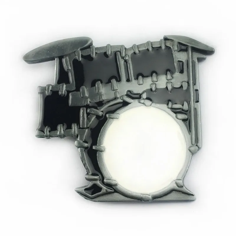 

Пряжка ремня музыкального барабана из цинкового сплава, повседневная ковбойская пряжка ремня в стиле ретро в стиле вестерн