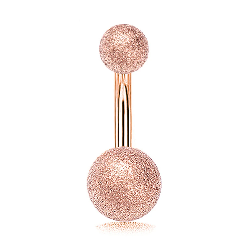 

5 Pcs Navel Ring Skin-friendly Bananabell Piercing Jewelry for Belly Puncture Button Polished Stainless Steel Body