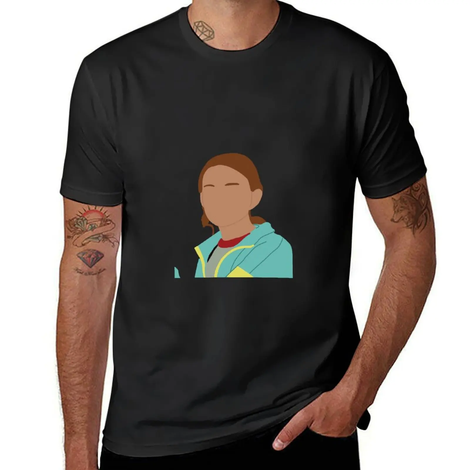 

Max Mayfield T-Shirt oversized korean fashion cotton graphic tees tshirts personalised Men's t-shirt