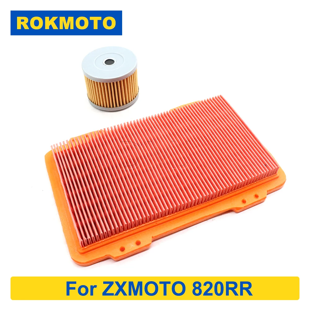 Motorcycle Air Filter Cleaner Engine Air Intake Cleaner Oil Filter For ZXMOTO 820RR 820 RR Oil Air Filter Intake Cleaner