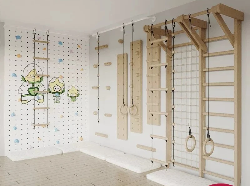 Kids' Climbing Wall, Indoor Climbing Wall for Home Use, Children Physical Training Climbing Wall