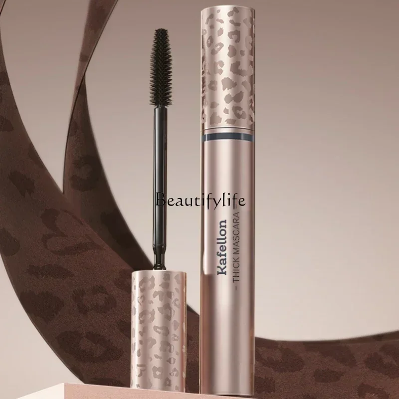 Velvet Dense Mascara Long Curling Thick Lengthened Not Smudge Small Brush Head Distinct Look