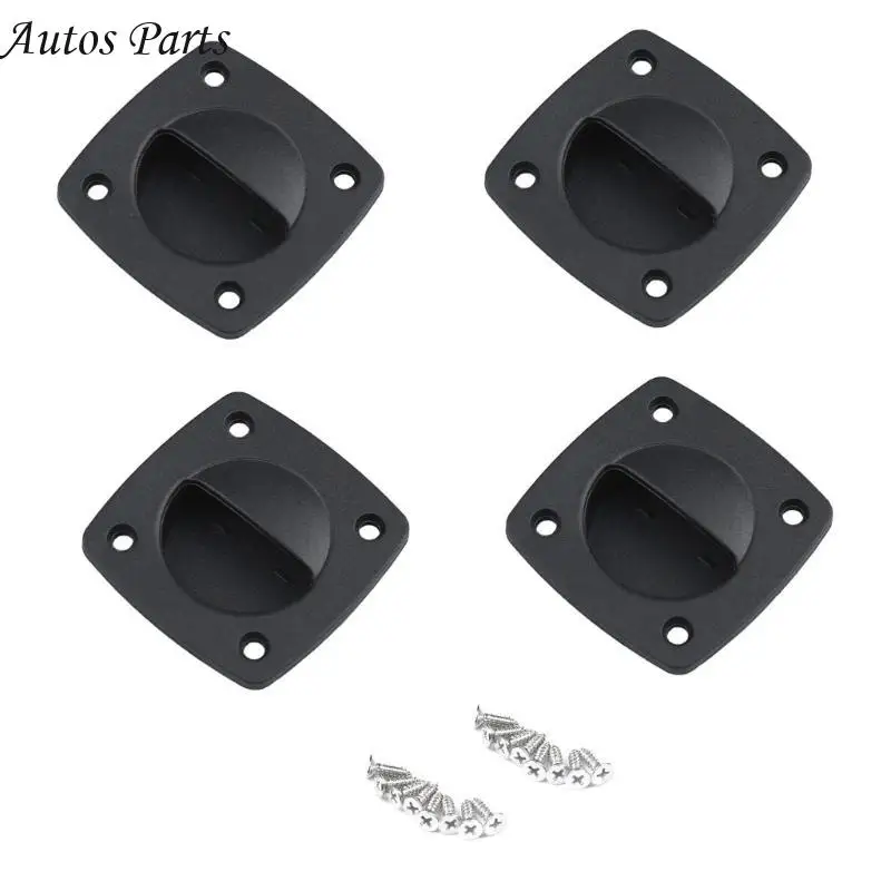 57BA Set Of 4 Nylon Marine Hatches Lift Handles Lightweight & Easy To Install Boat Hatches Pull Handles Boating Equipment Handle