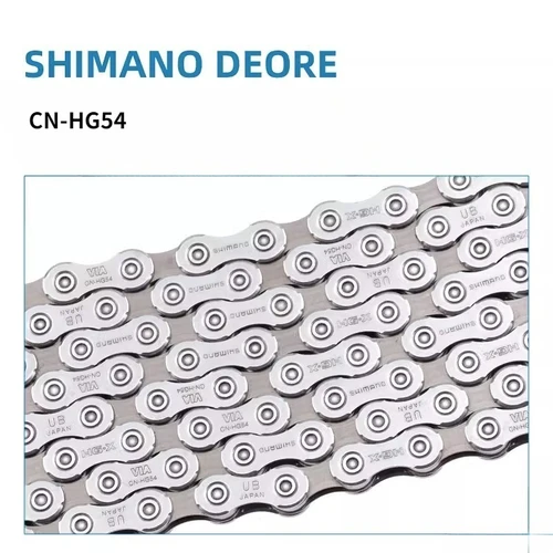 Imagen 2 del producto Shimano Deore HG54 Cadena de bicicleta de 10 velocidades MTB bicicleta de montaña 10s cadenas HG-X HG-54 para sistema Deore m591 m610 m670 m6000