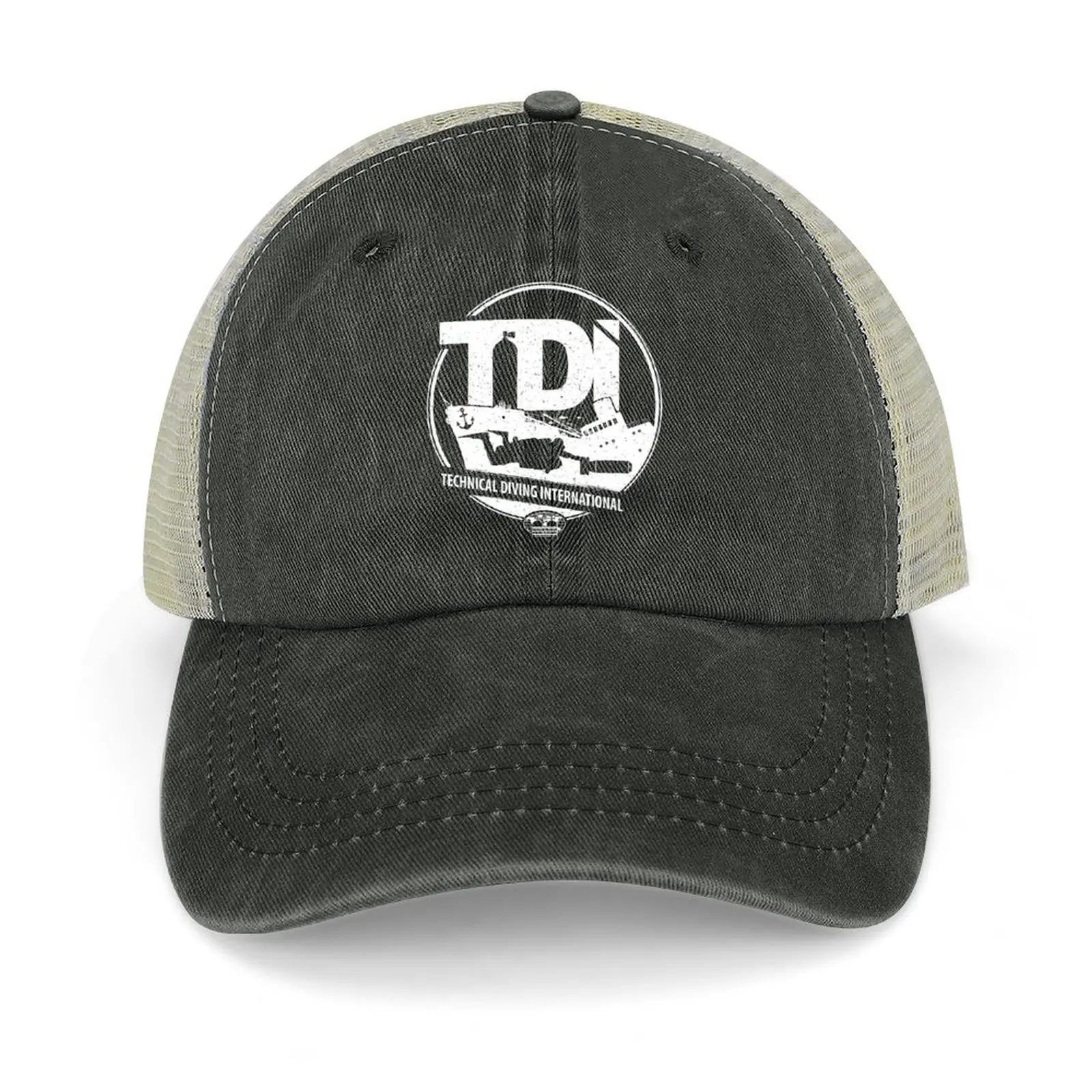 

Technical Diving International (TDI) - Wreck Diver with DPV Baseball Cap Beach Bag Snapback Cap Sunscreen Golf Wear Men Women's