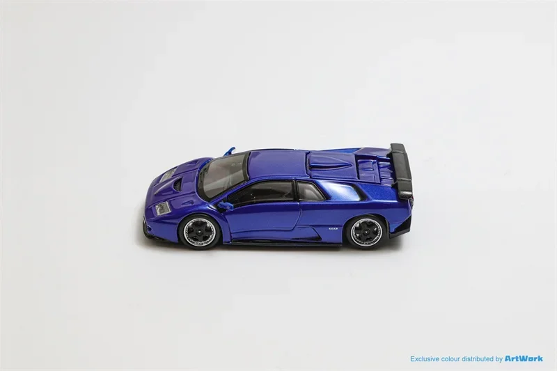 (Pre-order) Stance Hunters SH 1:64 Diablo GT 1998 ArtWork Metallic Blue limited499 Diecast Model Car