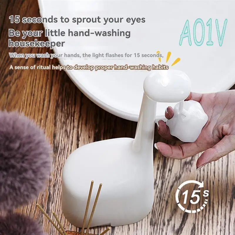 

A01V-Automatic Soap Dispenser Large Capacity Touchless Foam Soap Dispenser Electric Foam Soap Dispenser