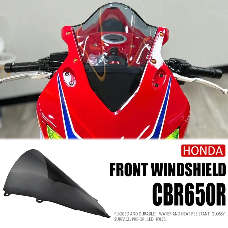 

Лобовое стекло мотоцикла, обтекатель ветрового стекла для Honda CBR650 CBR650R cbr650r CBR650 CBR650 R 2019-2024 2021 2022 2023