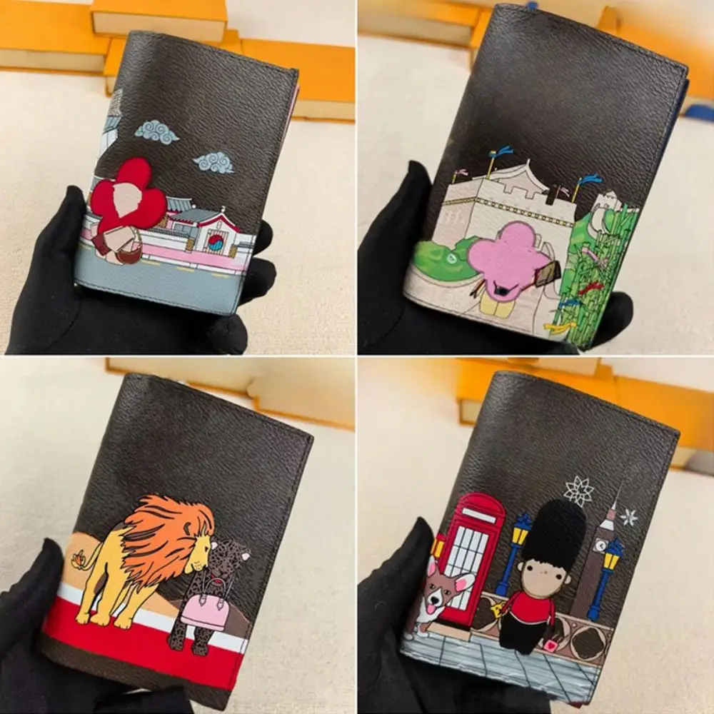 حامل جواز سفر أنيق قابل للتنفس، مقاوم للاهتراء، متعدد الوظائف، حقيبة بطاقات صغيرة مقاومة للماء، حافظة واقية لجواز السفر يوميًا #5