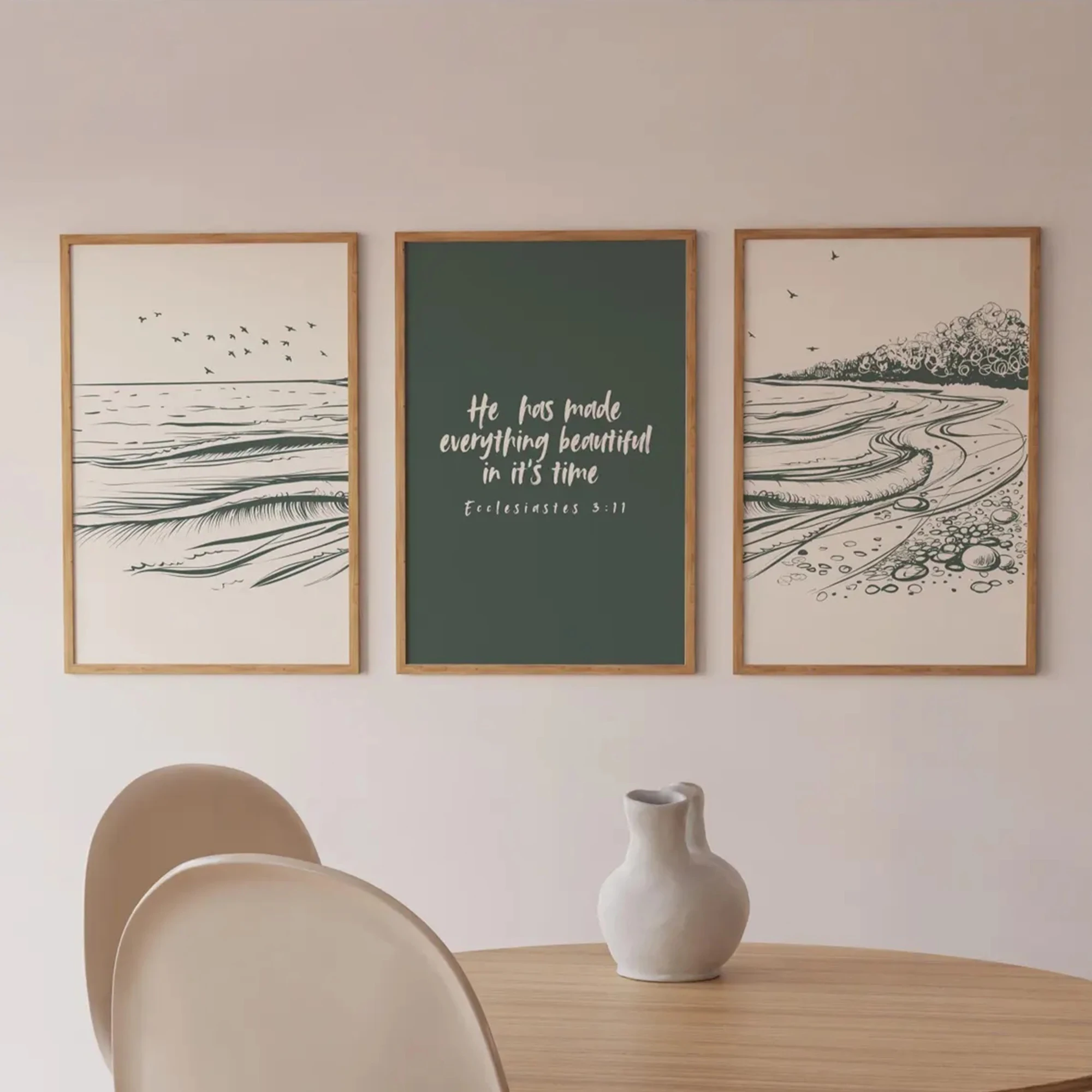 Gambar Poster Lukisan Kanvas C - Home Decor Quotes ulasan dan harga