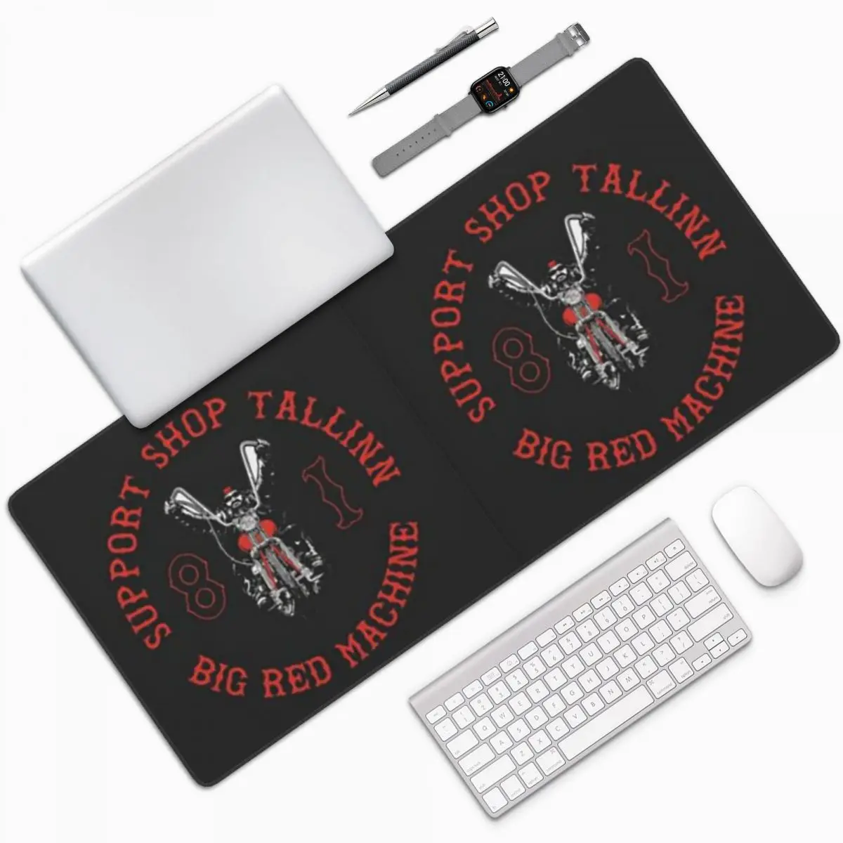 Hells Angels Support 81 Motorcycle Club Brotherhood Large Mouse Pad Computer Keyboard Mouse Mat Gaming PC Laptop Desk Mat