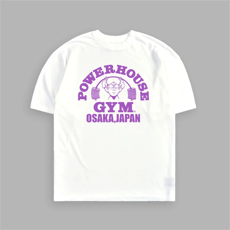 

OSAKA JAPAN Cotton Breathable Short Sleeve T-shirts Mens Running Sport Shirts Gym Fitness Bodybuilding Workout Muscle Tee Tops