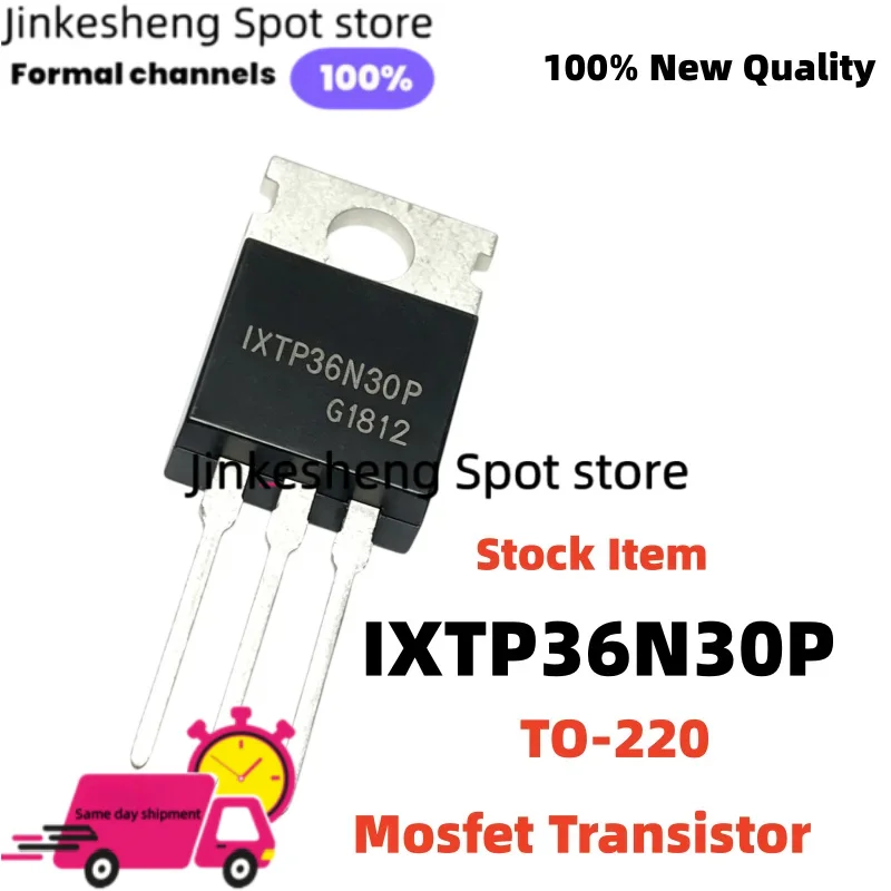 100% New Quality 10-20-30PCS/Lot IXTP36N30P P36N30P TO-220 Mosfet Transistor The most economical option