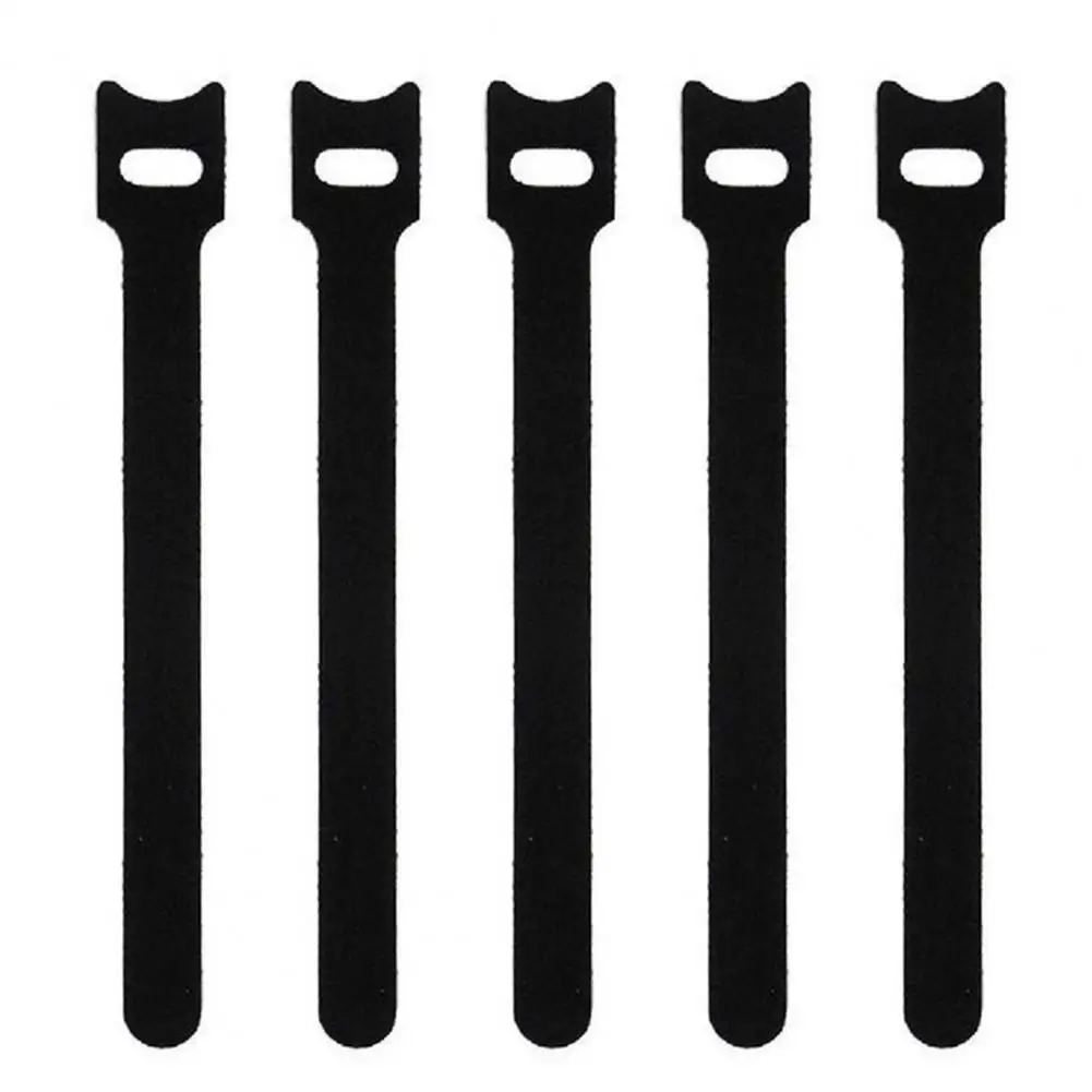 Cable Management Band 100Pcs Practical Fastener Tape Reusable  Cable Straps Wire Ties Cable Management Home Supply