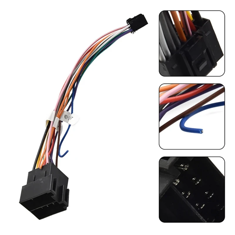 16 Pin Car CD Tail Line Stereo Radio Player ISO Wiring Harness Connector Audio Cable For Pioneer 2003-On Auto Accessory