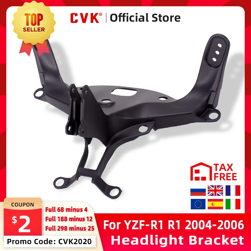 

CVK Headlight Bracket Headlamp Upper Stay Fairing For YAMAHA YZF 1000 R1 2004 2005 2006 YZF-R1 04 05 06 Parts 2007 2008 07 08