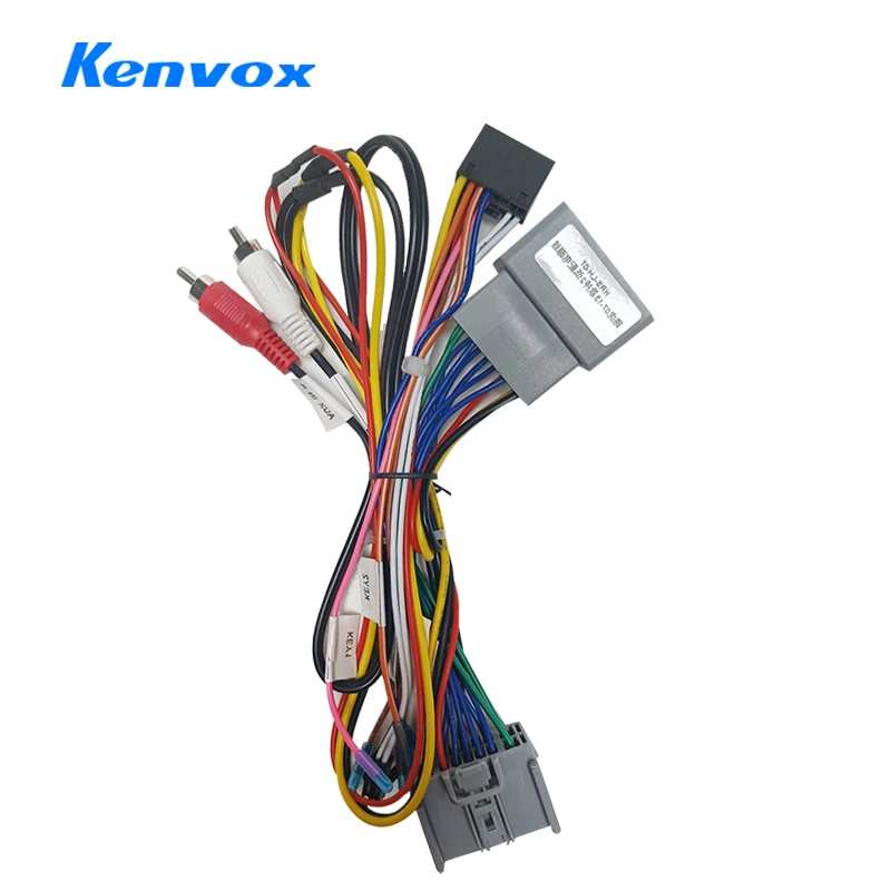 KENVOX Car radio audio DVD Player 16PIN Android Power Cable Adapter For Land Rover Freelander 2 Premium Radio Wiring Harness