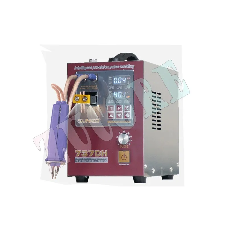 SUNKKO 737DH Mini battery spot welder for 18650 battery torch spot welder 4.3KW 220V 110V