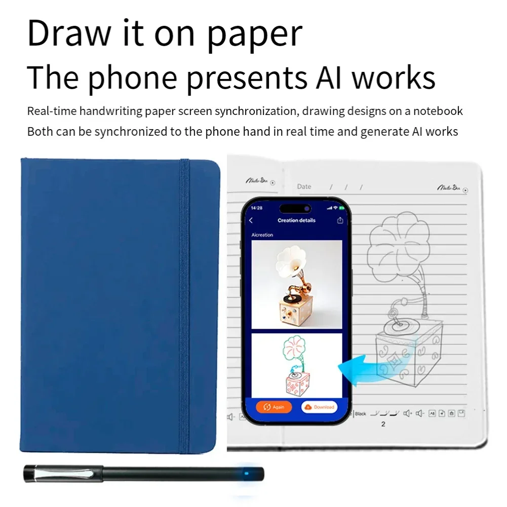 Digital Notepad Smart Writing Notebook With Cloud Pen Transform Your Ideas Into Digital Notes Drawing Digital Notebook