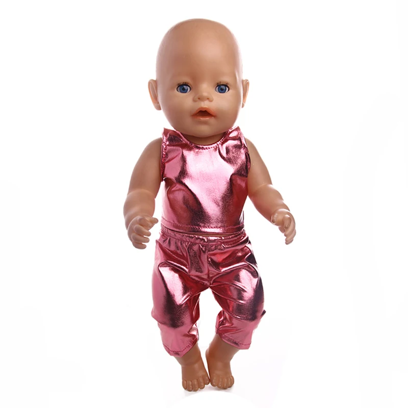 18 Inch American Doll Clothes 43Cm Rebirth Baby Doll Clothes Accessories Colored Nenuco Ropa DIY Toy Gifts for Girls