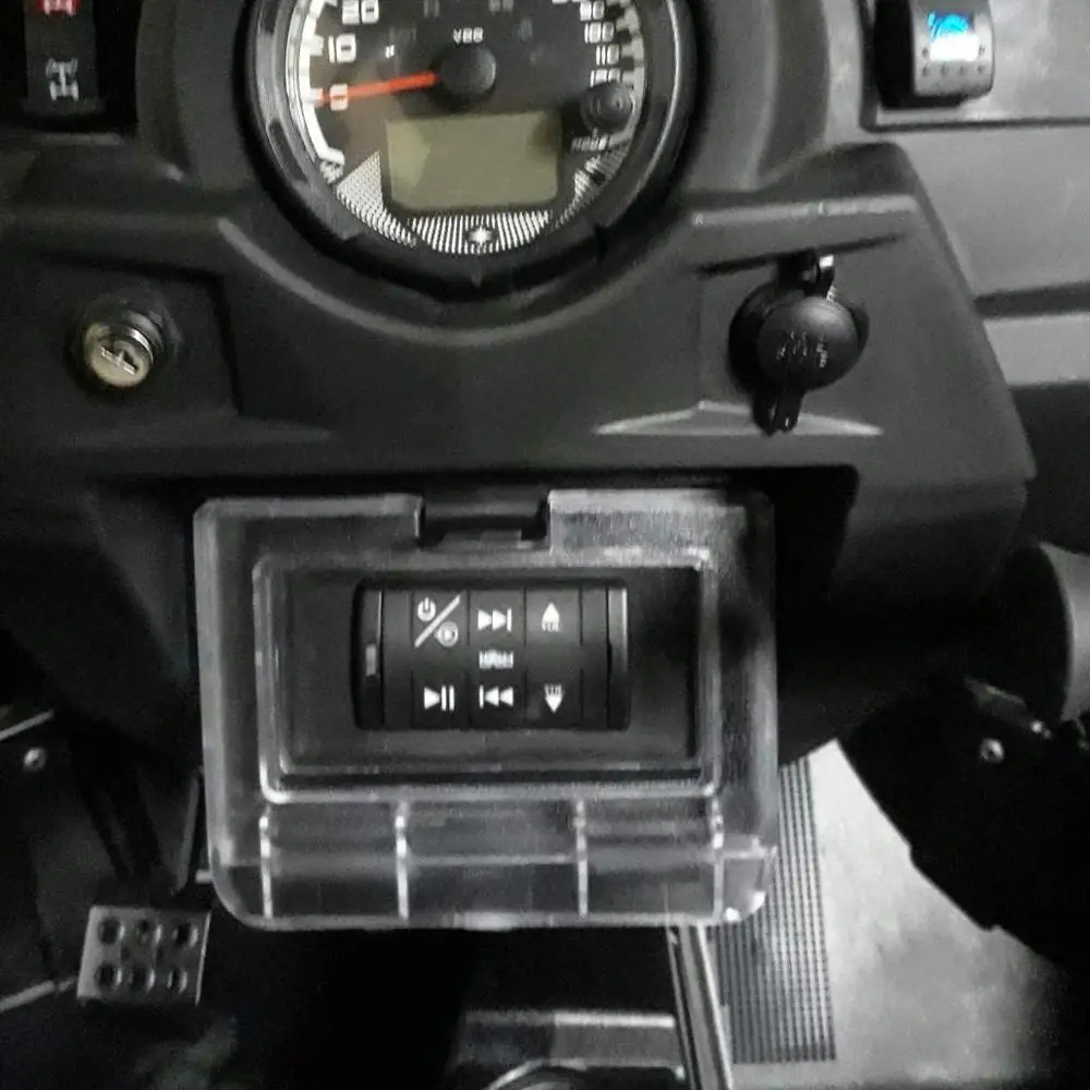 RZR UTV ABS Center Dash Storage Box scomparto compatibile con Polaris RZR XP 4 S 1000 900 EPS 2014 2015 2016 2017 2018 2019