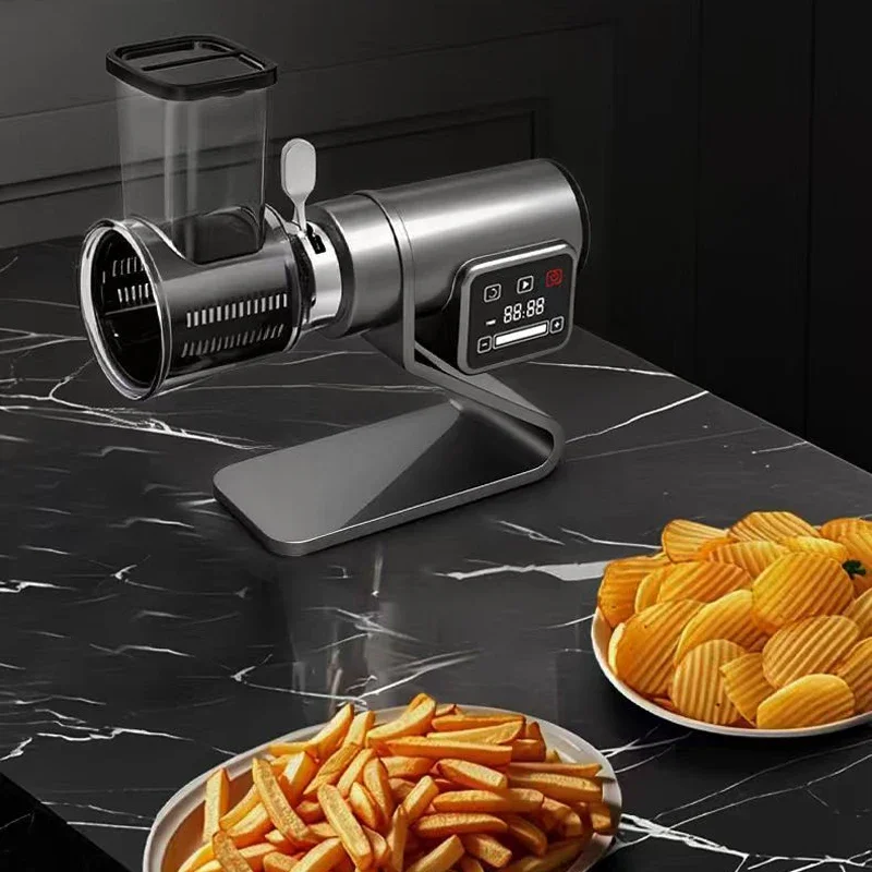 

500W Electric Meat Grinder, Multifunctional Home-Use Touchscreen Sausage Filler, Stainless Steel Kitchen Appliance