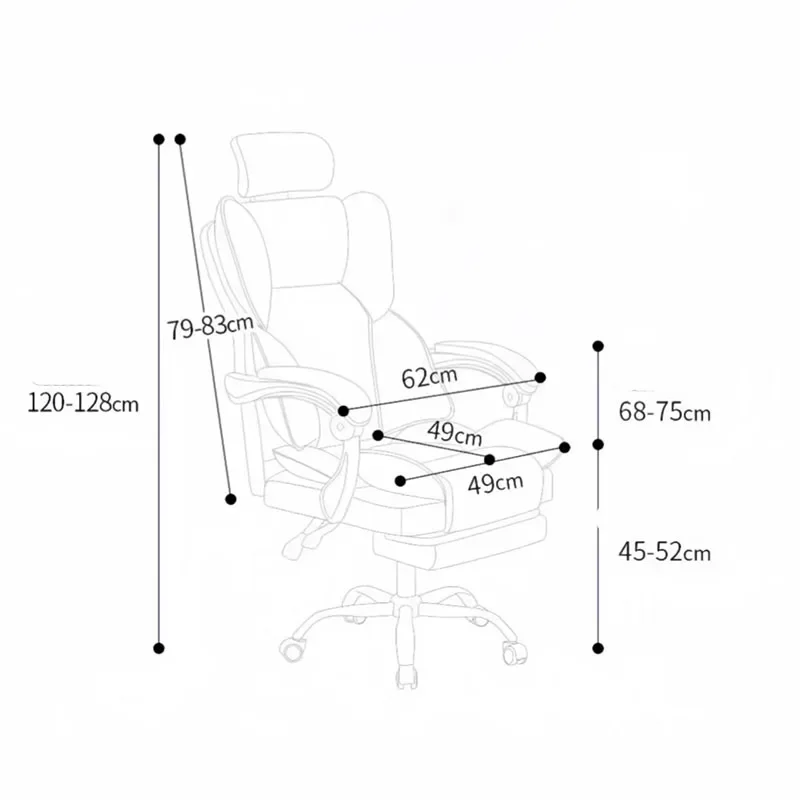 Upholstered Gaming gaming chairs Stretch Modern Swivel Gaming Recliner Person Sofa Folding Bed For Sleeping Home Furniture