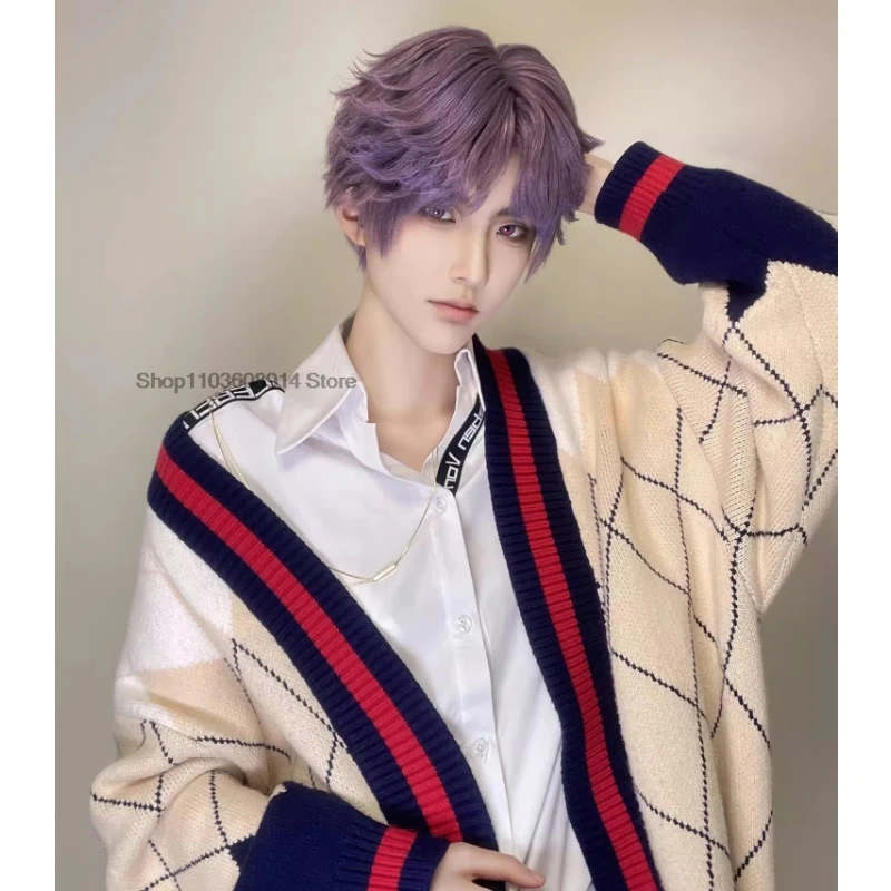 

Game Love And Deepspace Rafayel Cosplay Costume Adult Unisex Qiyu Sweater Asymmetric Cardigan Warm Coat Clothes
