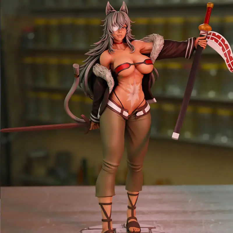 25CM Game Character 5701 Ghislaine 3D Printing Unassembled Unpainted Garage Kits GK Figure Model Kit T_0056