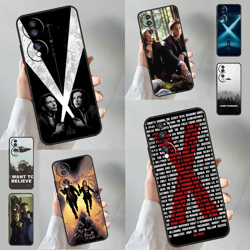 The X Files TV Series For Huawei P20 P30 P40 P50 P60 Pro P Smart Z Nova 5T Honor 70 50 X8 X9 a Magic 5 Lite Case