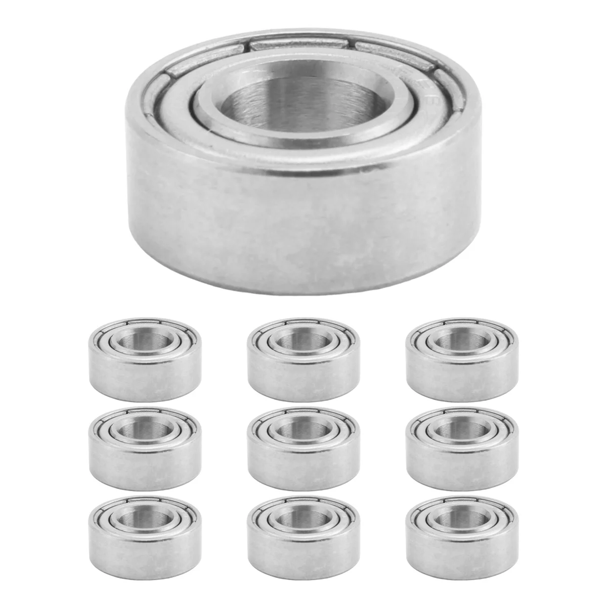 6mm x 13mm x 5mm Miniature Deep Groove Radial Ball Bearings 686Z 10Pcs