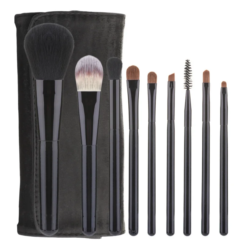 New9Makeup Brush Set with Bag  Animal Hair Eyeshadow Brush Factory Direct Supply