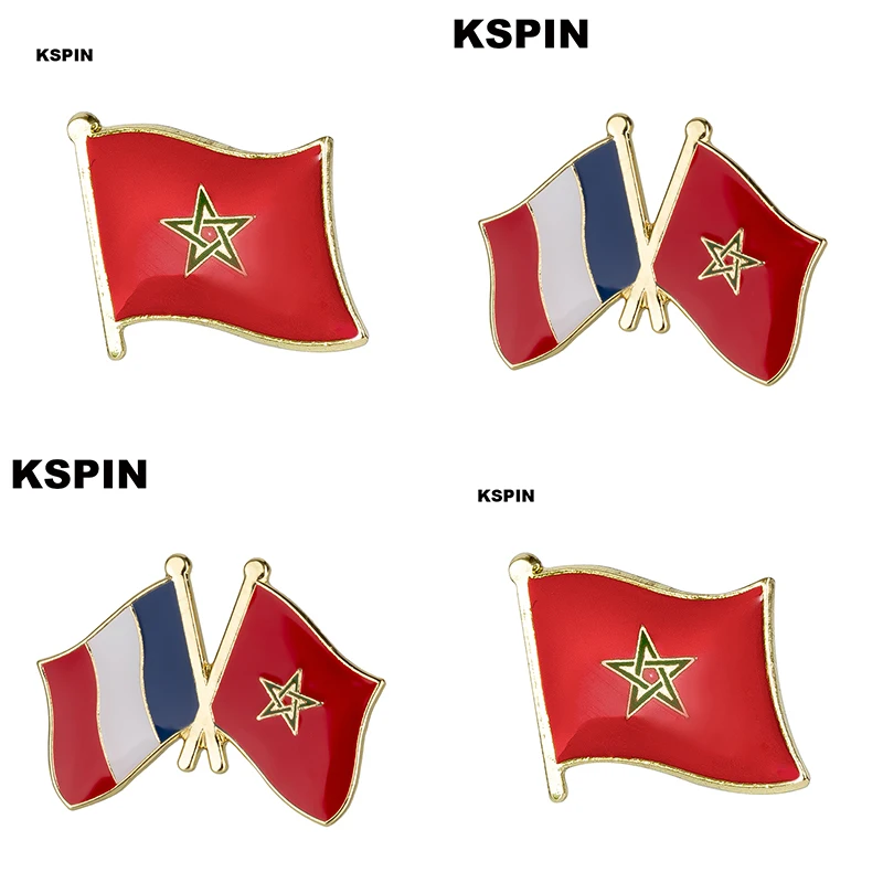 Przypinka z flagą Maroka Przypinka do klapy Broszka Ikony KS-0131