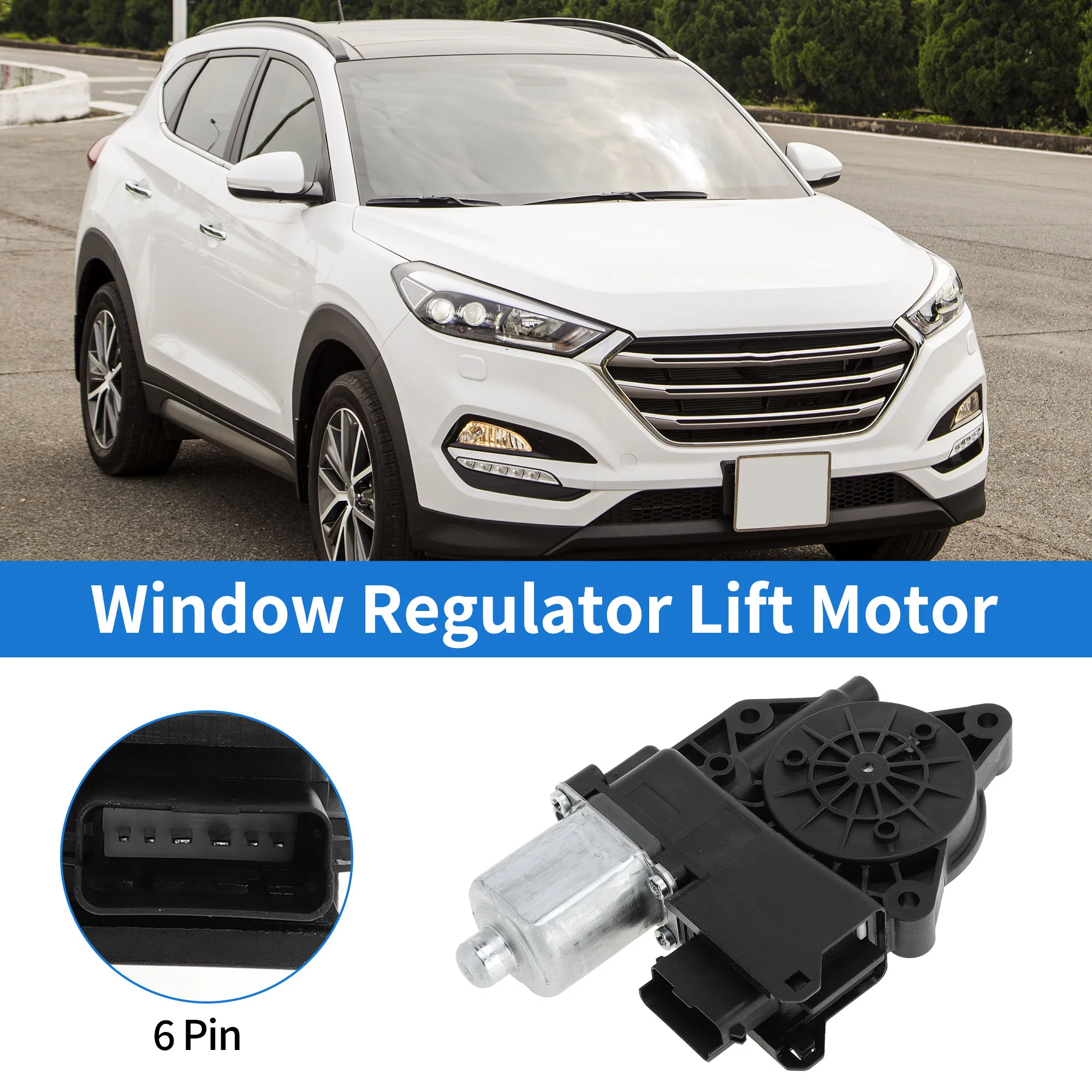 

UXCELL No.82450D3010 Power Window Regulator Lift Motor for Hyundai Tucson 2016-2021