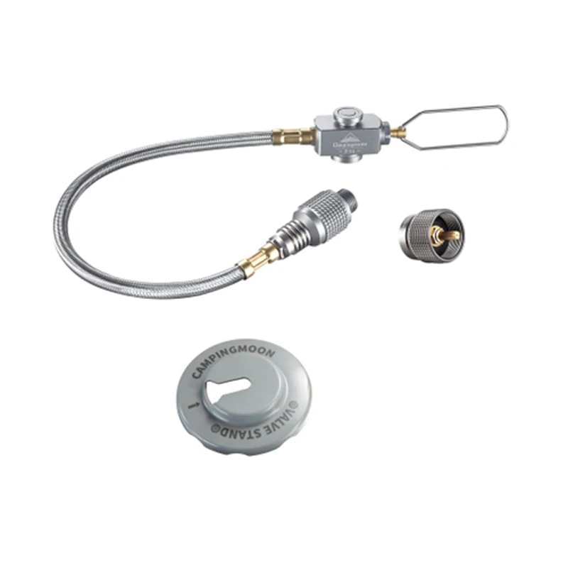 CAMPINGMOON Z22/Z21-25 Propane Tank Adapter 16oz/1Lb Small Propane Tank Adapter with Extend Hose(9.8