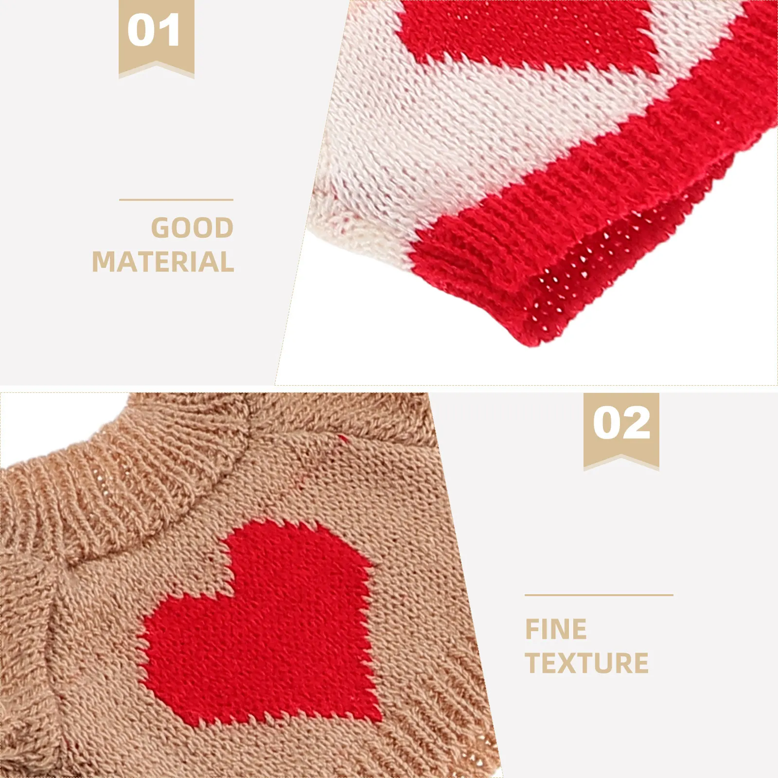 4Pcs Stylish Stuffed Bear Clothes Soft Comfortable Woolen Material Replaceable Bear Outfits for Decoration Creative Gift Idea