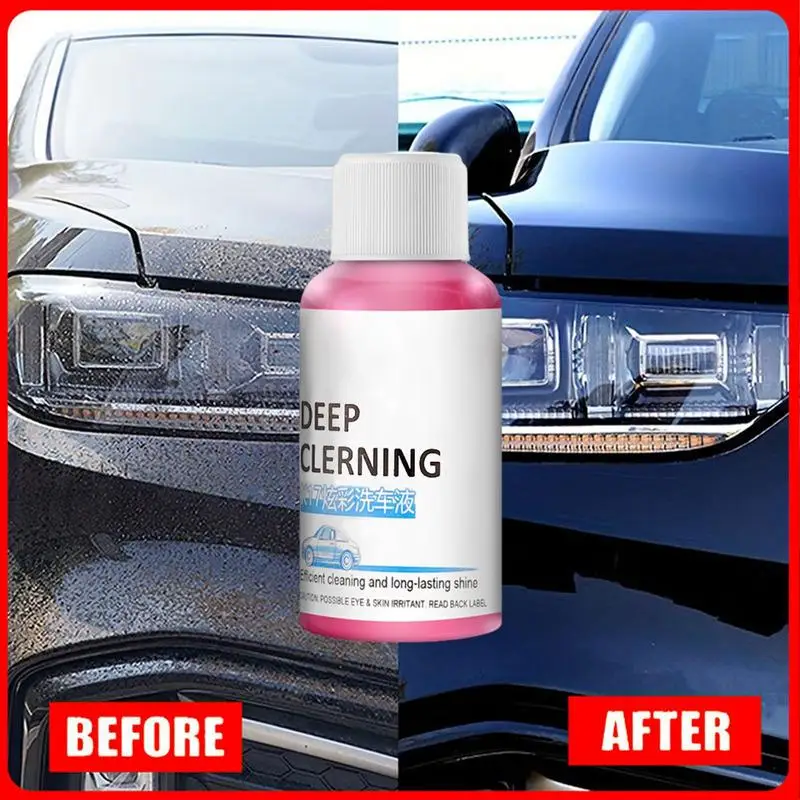 Мыло для автомойки, пенящееся мыло для автомойки, концентрат, очиститель для детализации, польское покрытие, 50 мл, портативное для гаража, грузовика, велосипеда, морского пехотинца