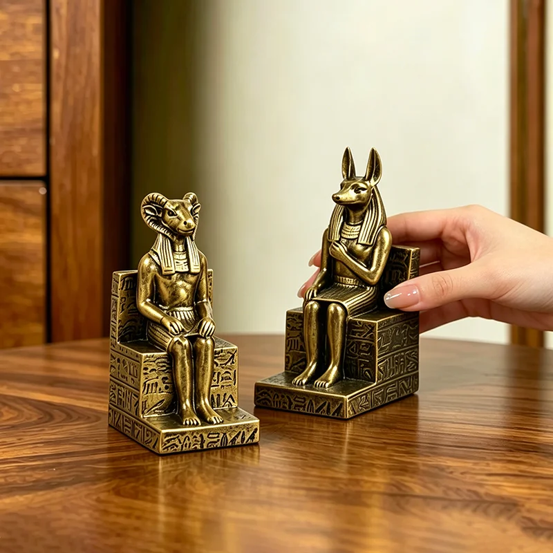 Model Kit Anubis - Vintage Ägyptische Götter Anubis Ram Khnum