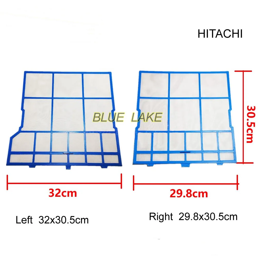 カスタマイズされたエアコンフィルターセット,30.5x32cmの左側に30.5x29.8cmのデバイス,hitachi,機械,家電部品